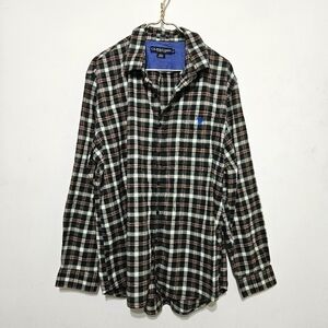 Men's Green Flannel U.S. Polo 2XL